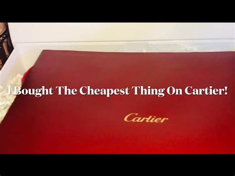 cheapest thing on cartier website